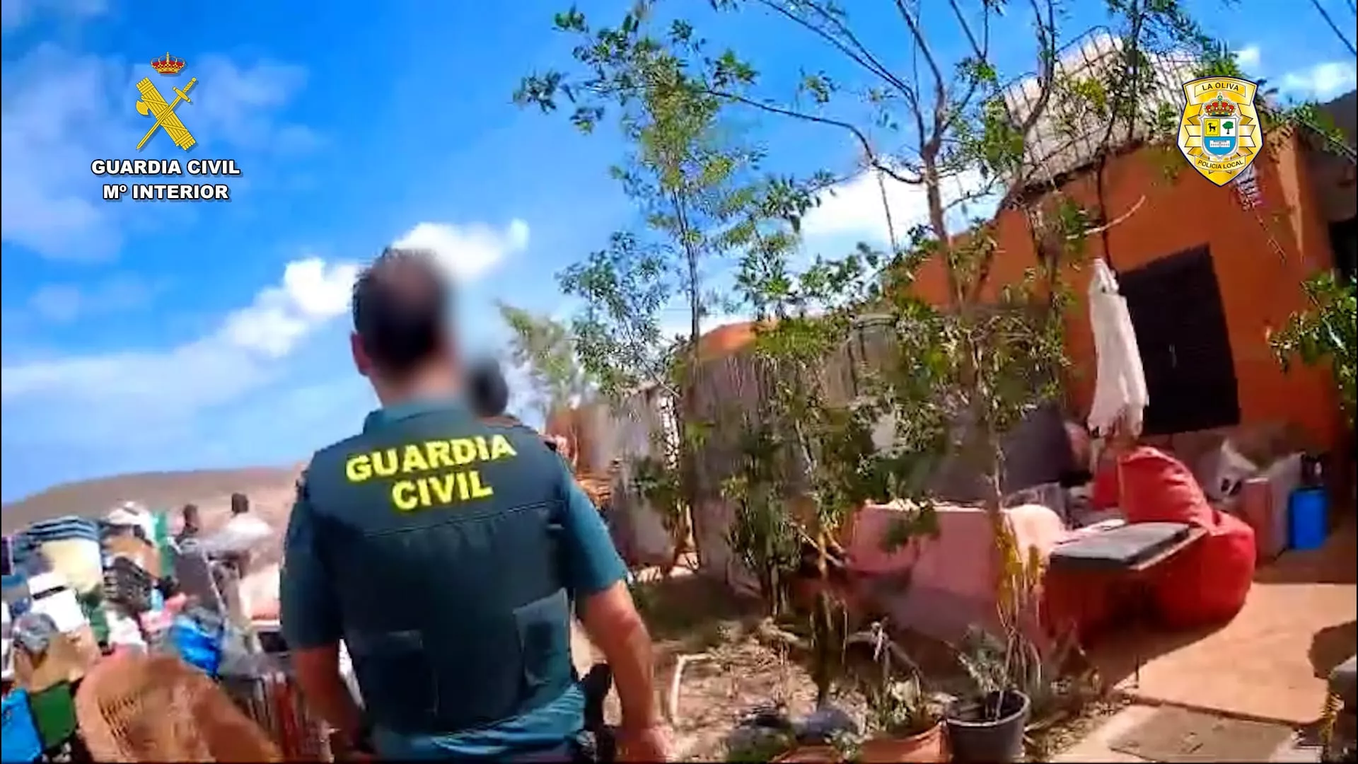 Intervención de la Guardia Civil en Fuerteventura./