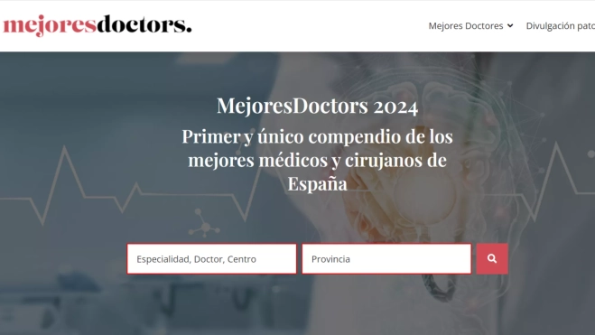 Página de inicio de la web