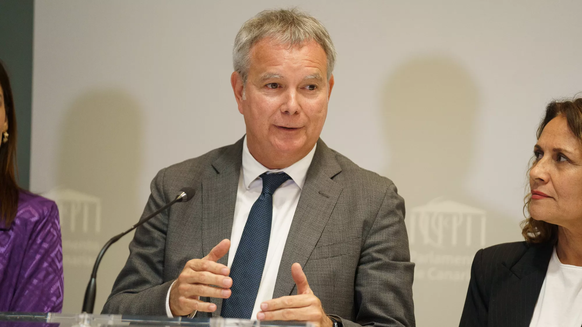 Sebastián Franquis tras el debate del estado de la nacionalidad canaria / EFE - RAMÓN DE LA ROCHA