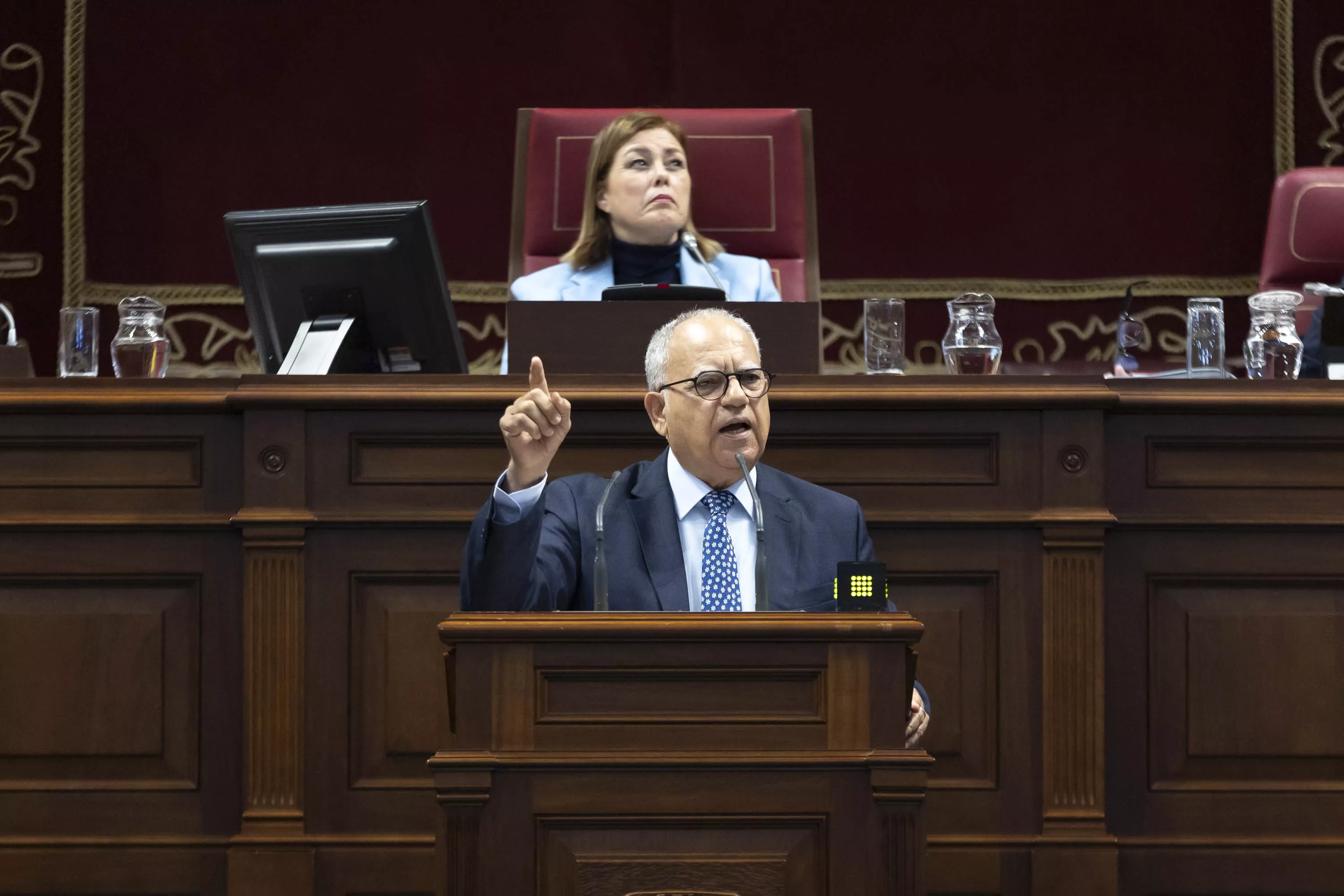 El portavoz de Agrupación Socialista Gomera (ASG), Casimiro Curbelo / EFE / MIGUEL BARRETO