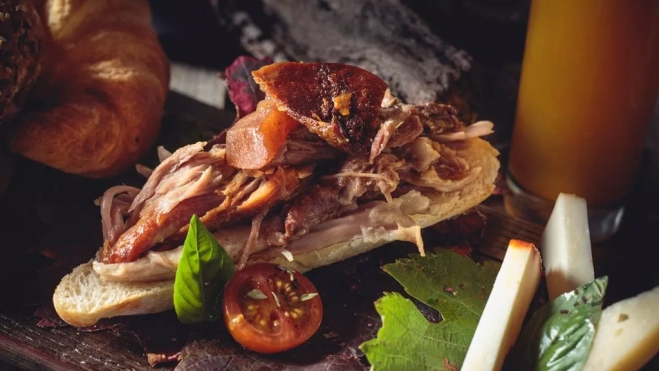 montadito cochino negro