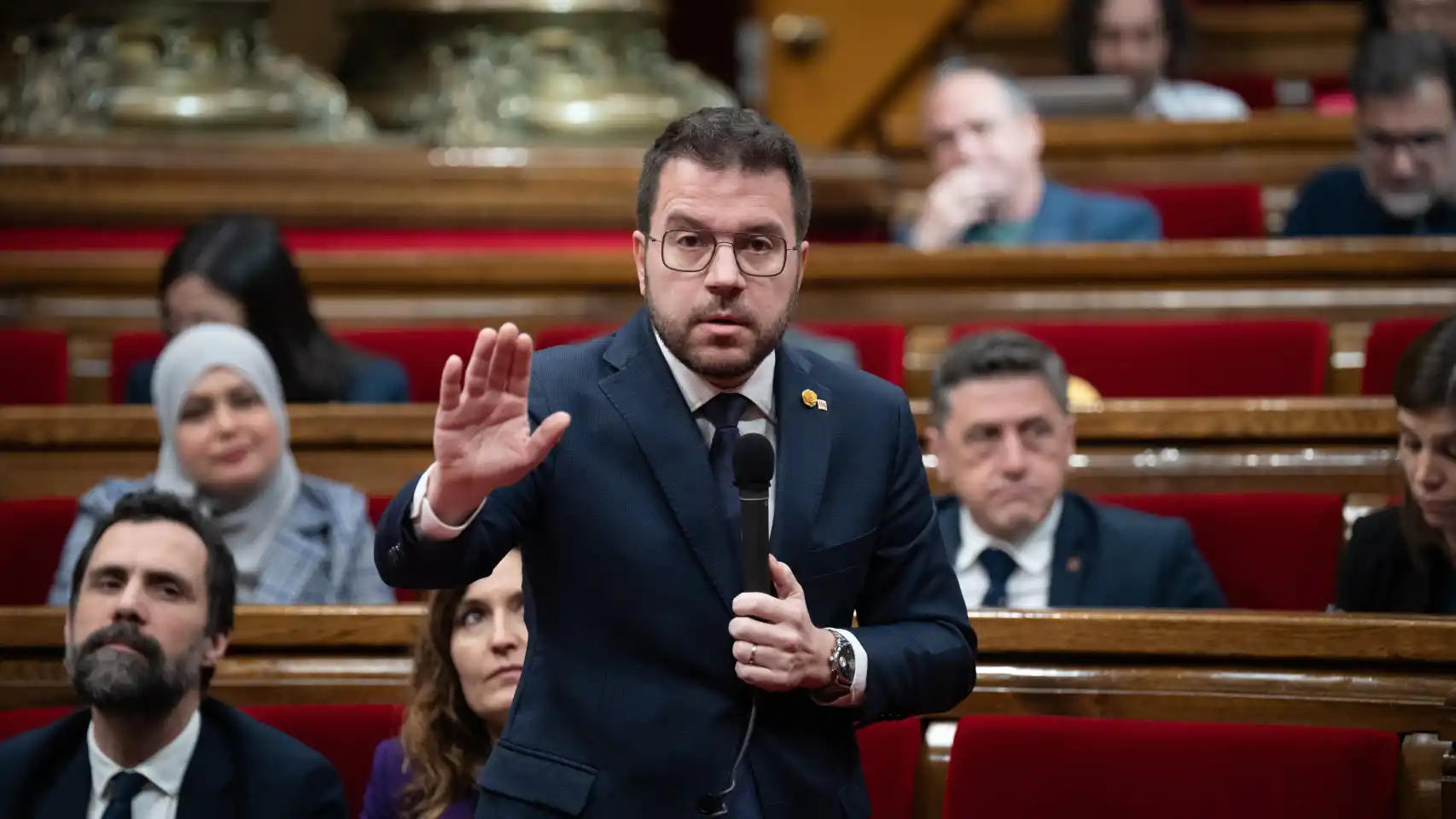El presidente de la Generalitat, Pere Aragonès / ARCHIVO