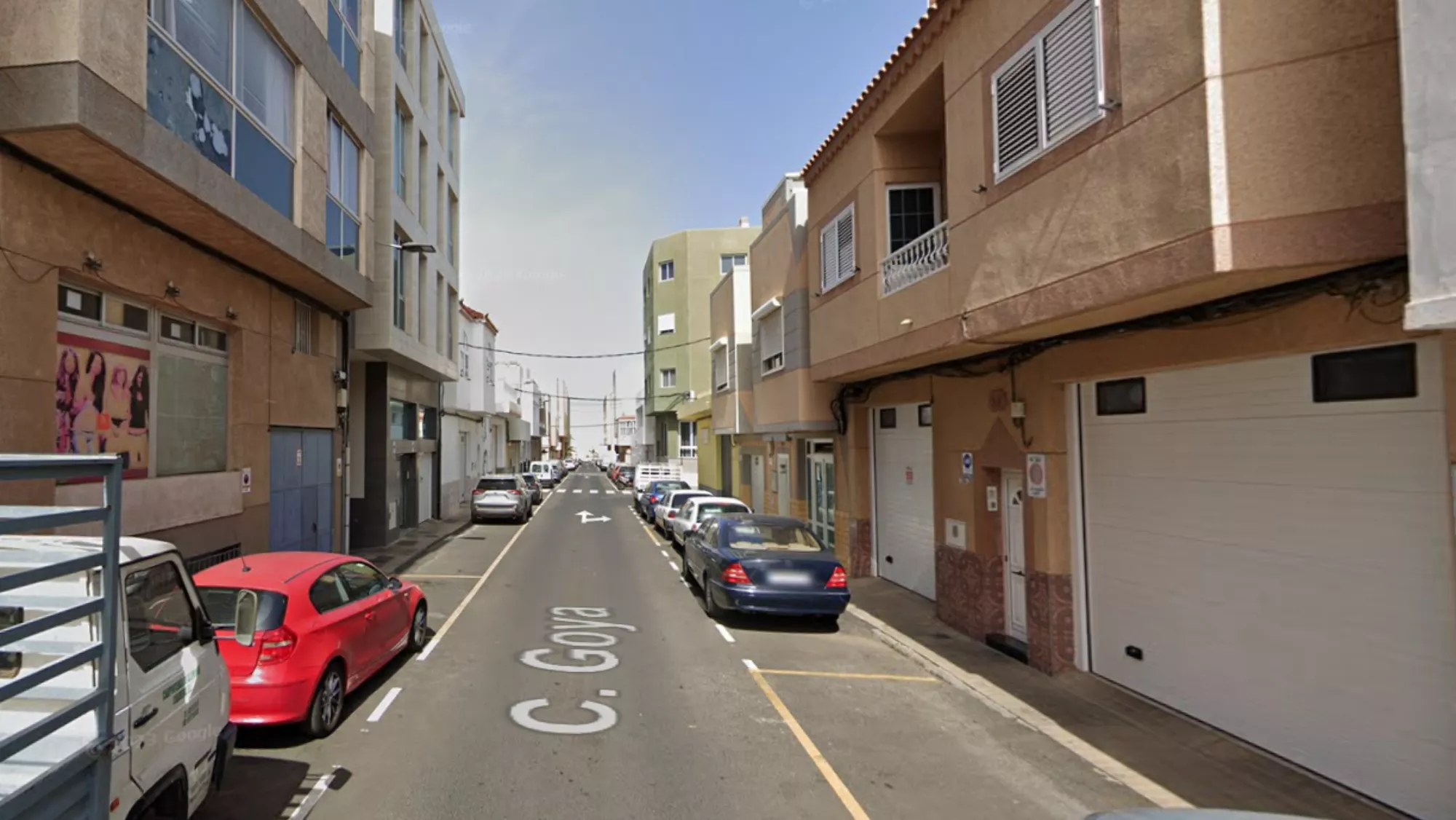 Imagen de la calle Goya, donde está la vivienda con los 40 okupas / GOOGLE MAPS