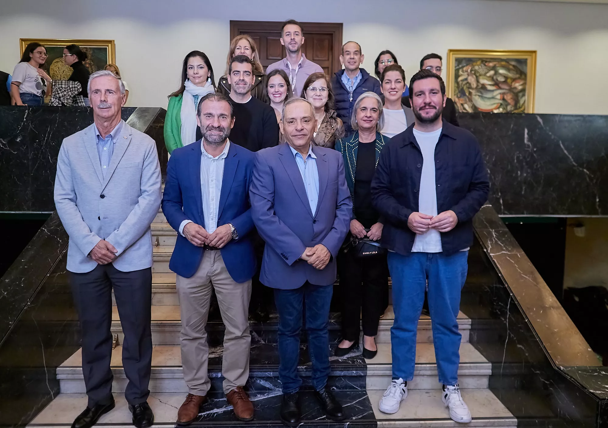 Organizadores de la feria de empleo Atrayendo talento en el Cabildo de Tenerife. / CEDIDA