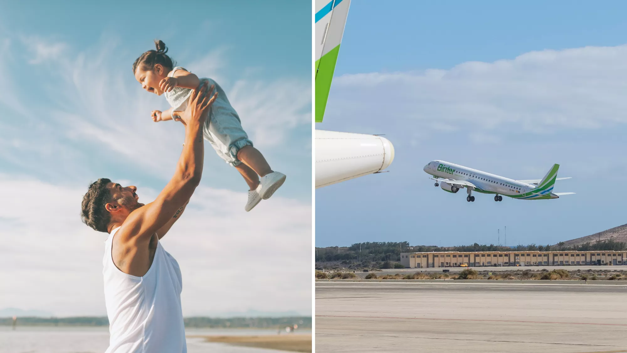 Binter ofrece descuentos en vuelos por el Día del Padre / MONTAJE AH - BINTER