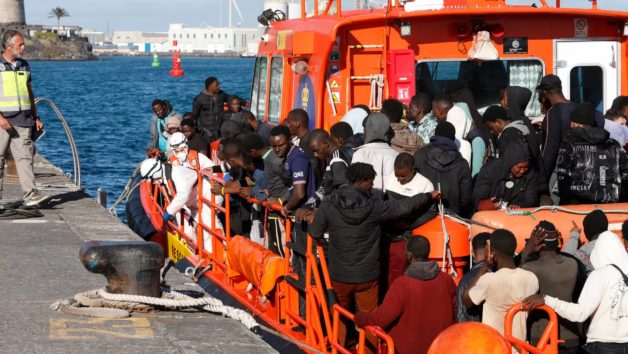Llegada de personas migrantes a Lanzarote / EFE - ARCHIVO