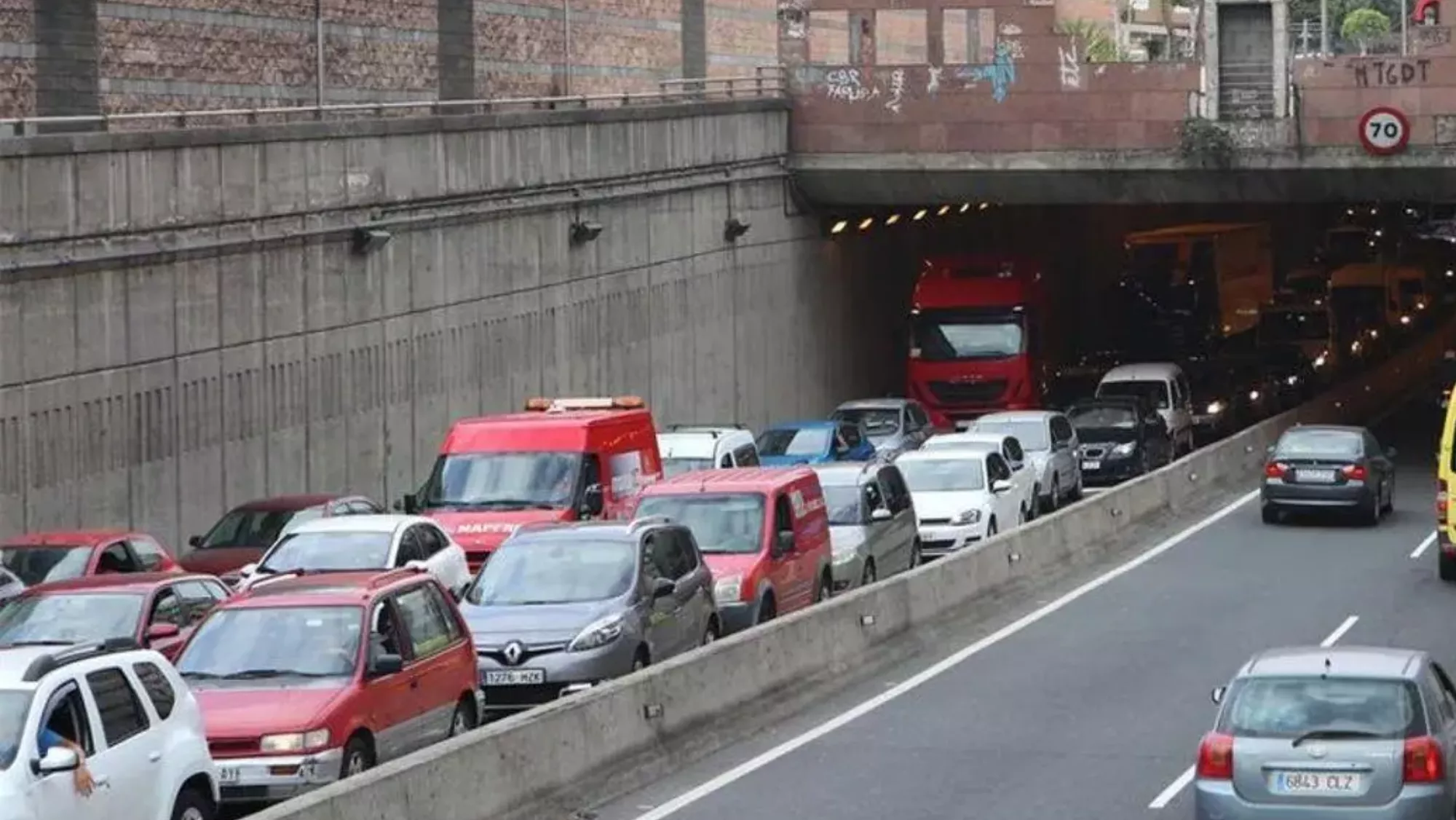 Imagen del túnel Julio Luengo, en Las Palmas de Gran Canaria / ARCHIVO