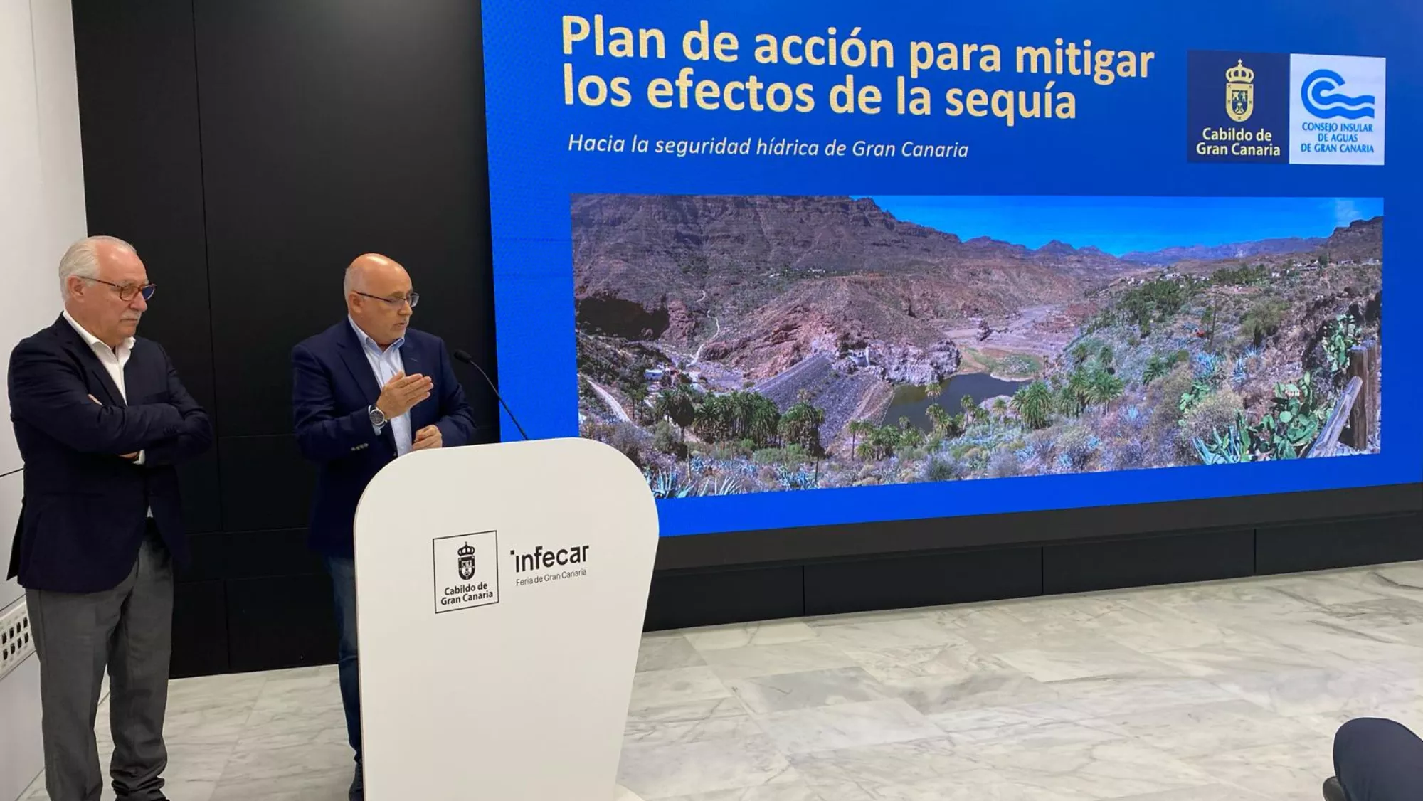 Presentación del Cabildo de Gran Canaria del plan de acción frente a la sequía / ATLÁNTICO HOY