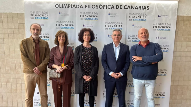 Foto de familia Olimpiadas Filosóficas de Canarias / ULL