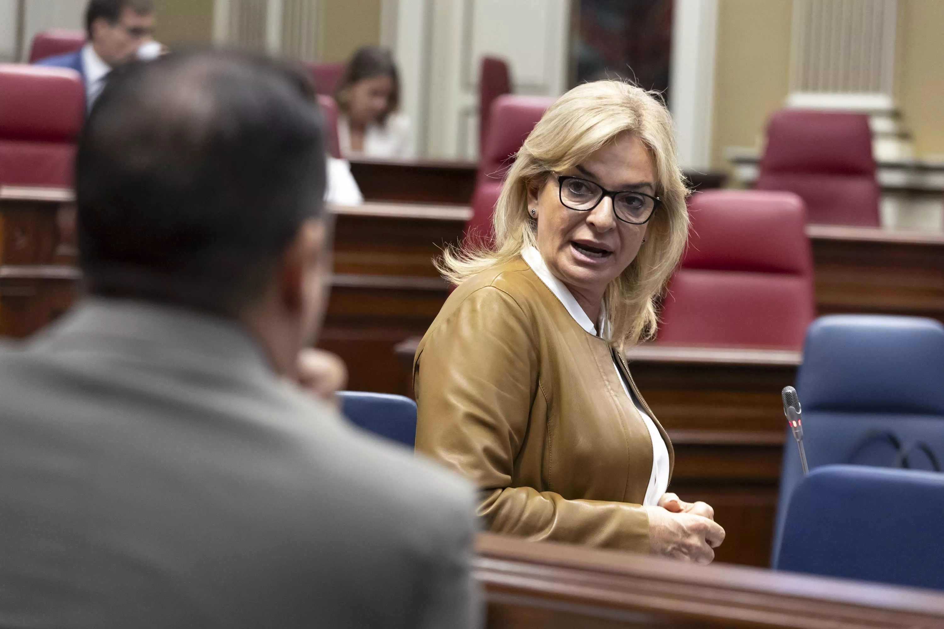 La consejera de Sanidad del Gobierno de Canarias, Esther Monzón. / MIGUEL BARRETO-EFE