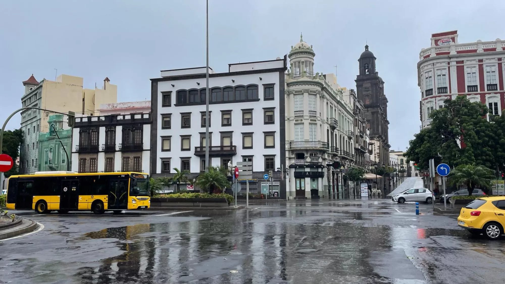 Imagen de lluvia en Canarias / AH