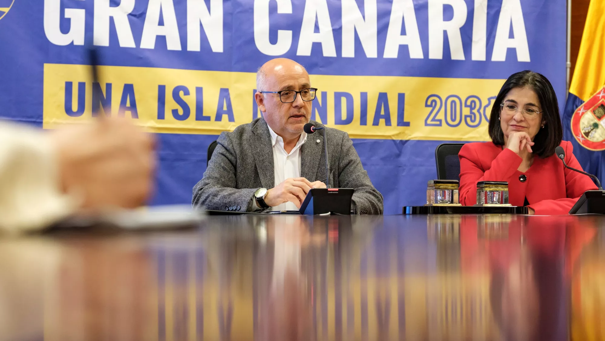 Antonio Morales y Carolina Darias / EFE - ÁNGEL MEDINA G.