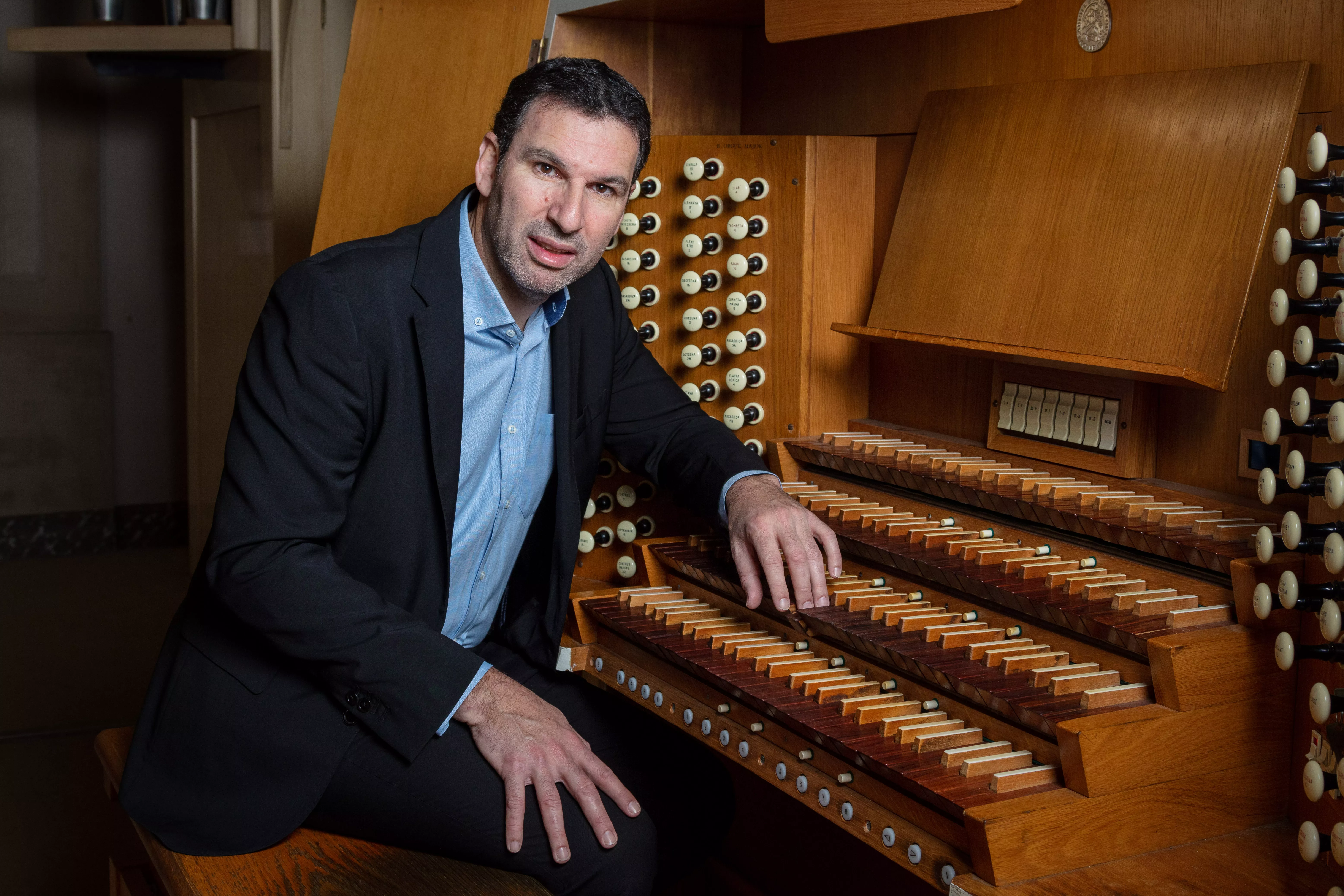 El organista Arturo Barba. / CEDIDA