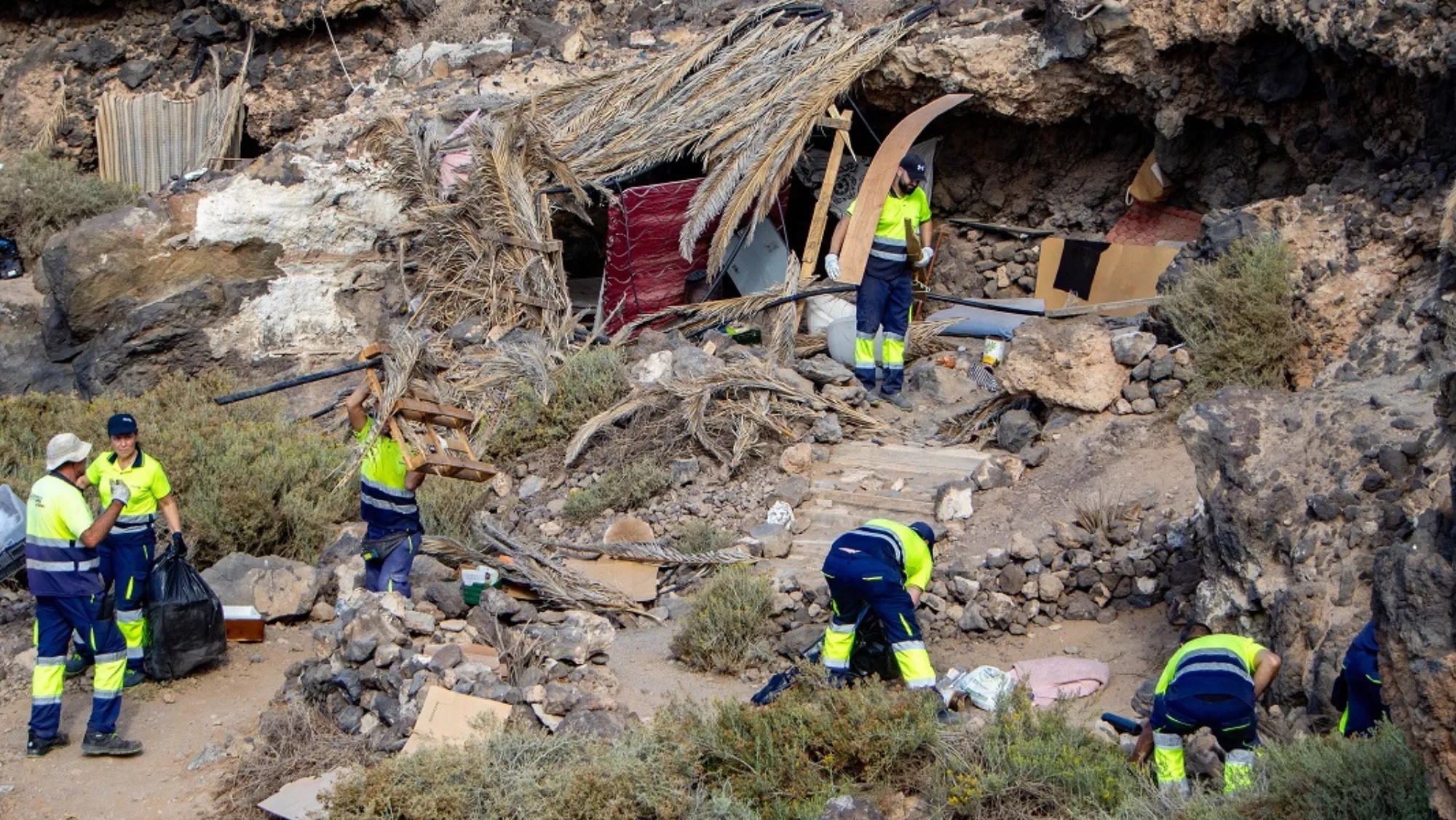Operativo de desalojo de los asentamientos. / CEDIDA
