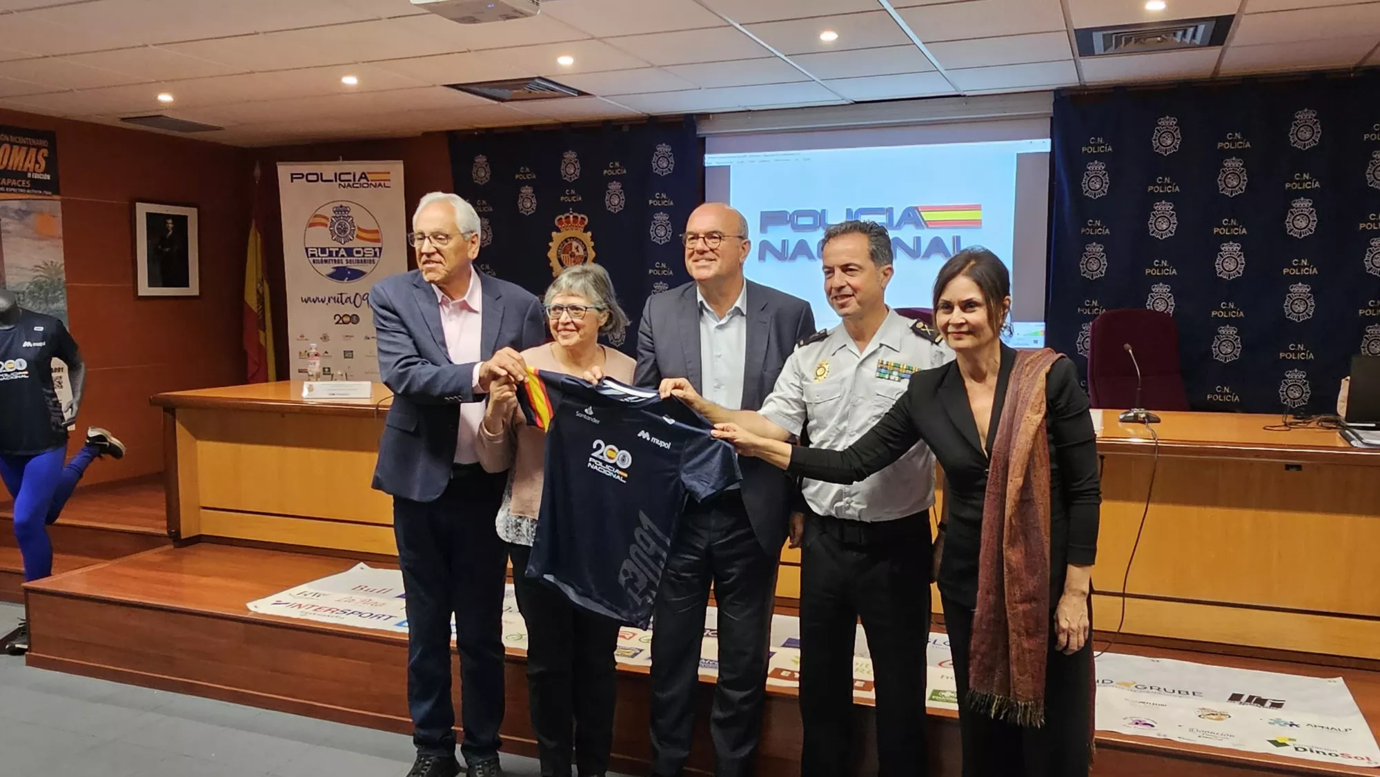 Presentación de RUTA 091, la carrera para visualizar el trastorno de espectro autista / POLICÍA NACIONAL 