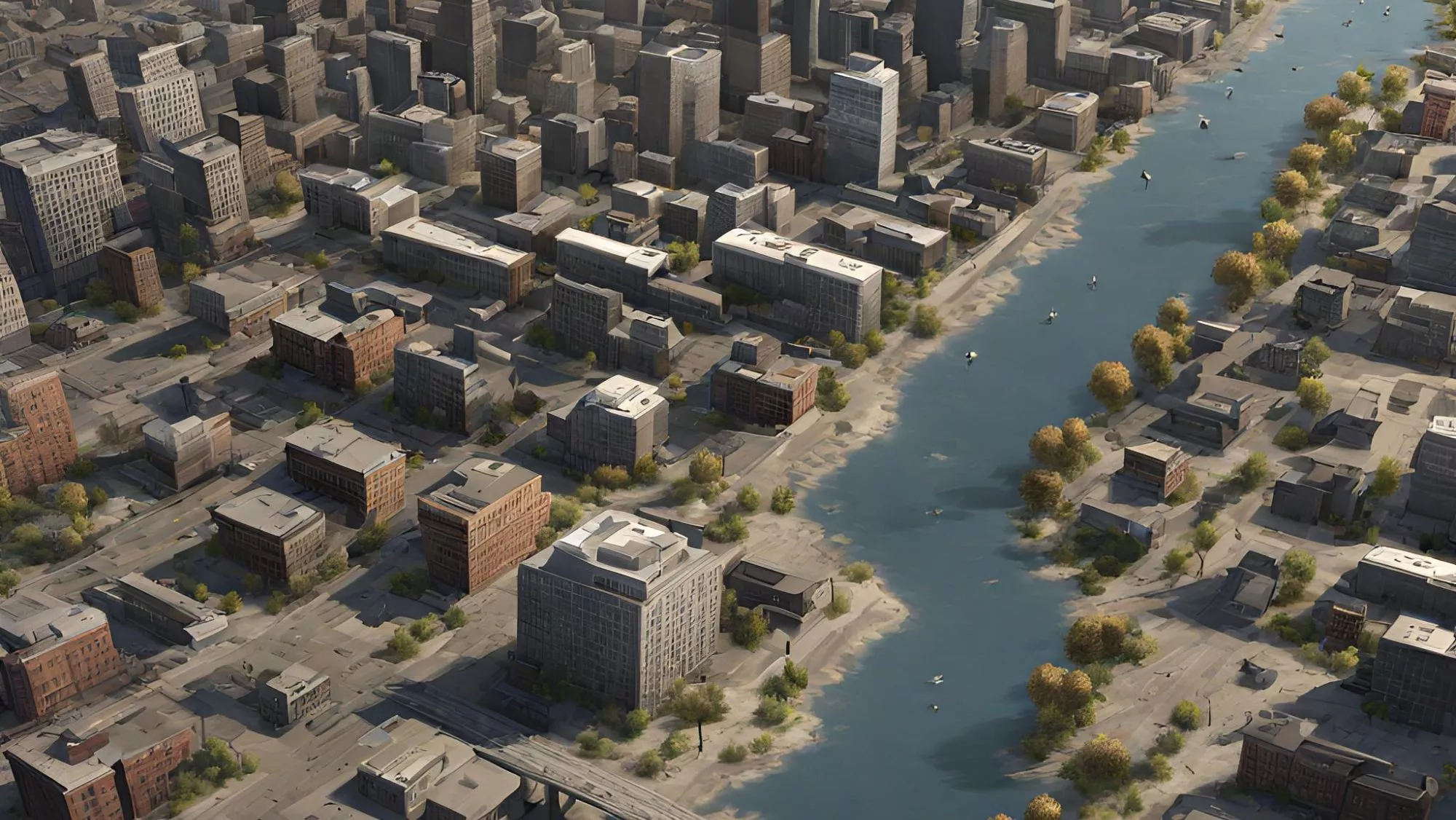 Recreación con IA de la ciudad canaria en Estados Unidos - Canva