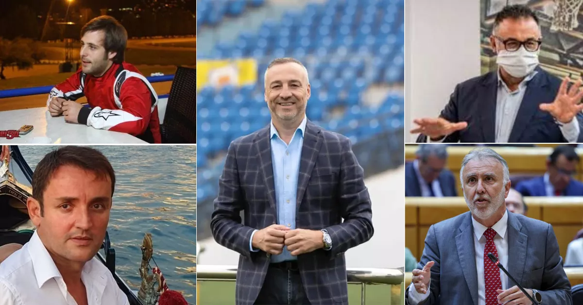 En la imagen, Noel Jammal Fernández, Christian Cerpa, Miguel Ángel Ramírez, Conrado Domínguez y Ángel Víctor Torres. / AH