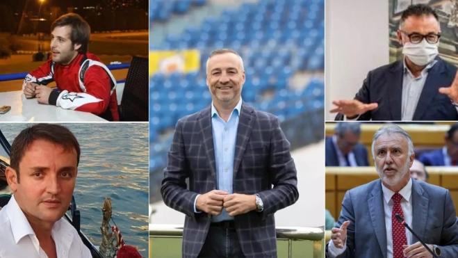 En la imagen, Noel Jammal Fernández, Christian Cerpa, Miguel Ángel Ramírez, Conrado Domínguez y Ángel Víctor Torres. / AH En la imagen, Noel Jammal Fernández, Christian Cerpa, Miguel Ángel Ramírez, Conrado Domínguez y Ángel Víctor Torres. / AH