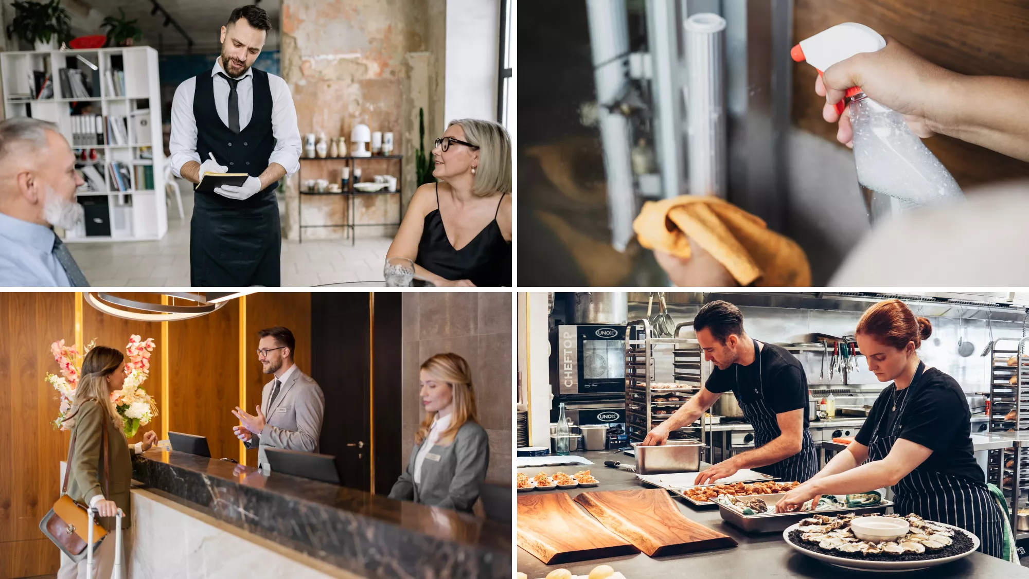 Empleados del sector servicios / AH