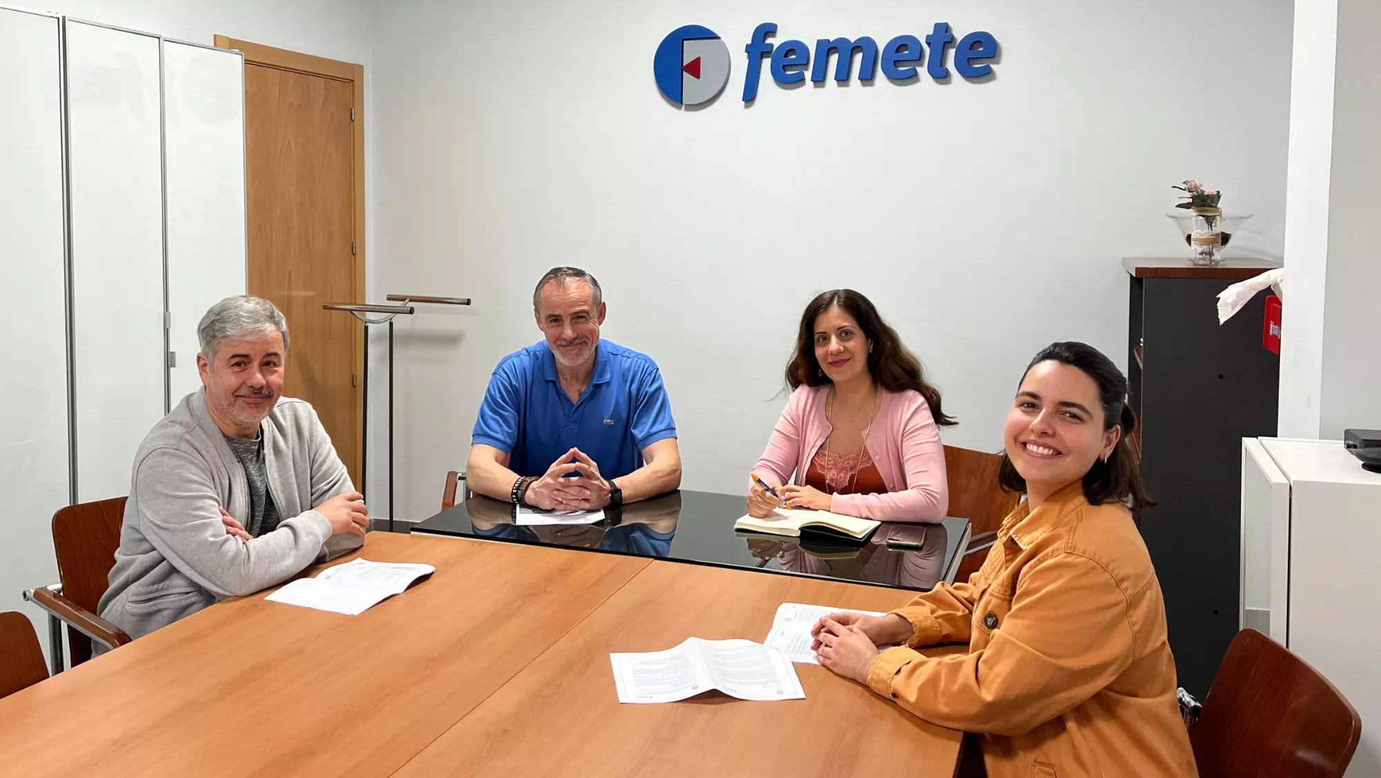 Equipo técnico del proyecto “Industria Verde” de Femete que subvenciona el Cabildo de Tenerife./ CEDIDA