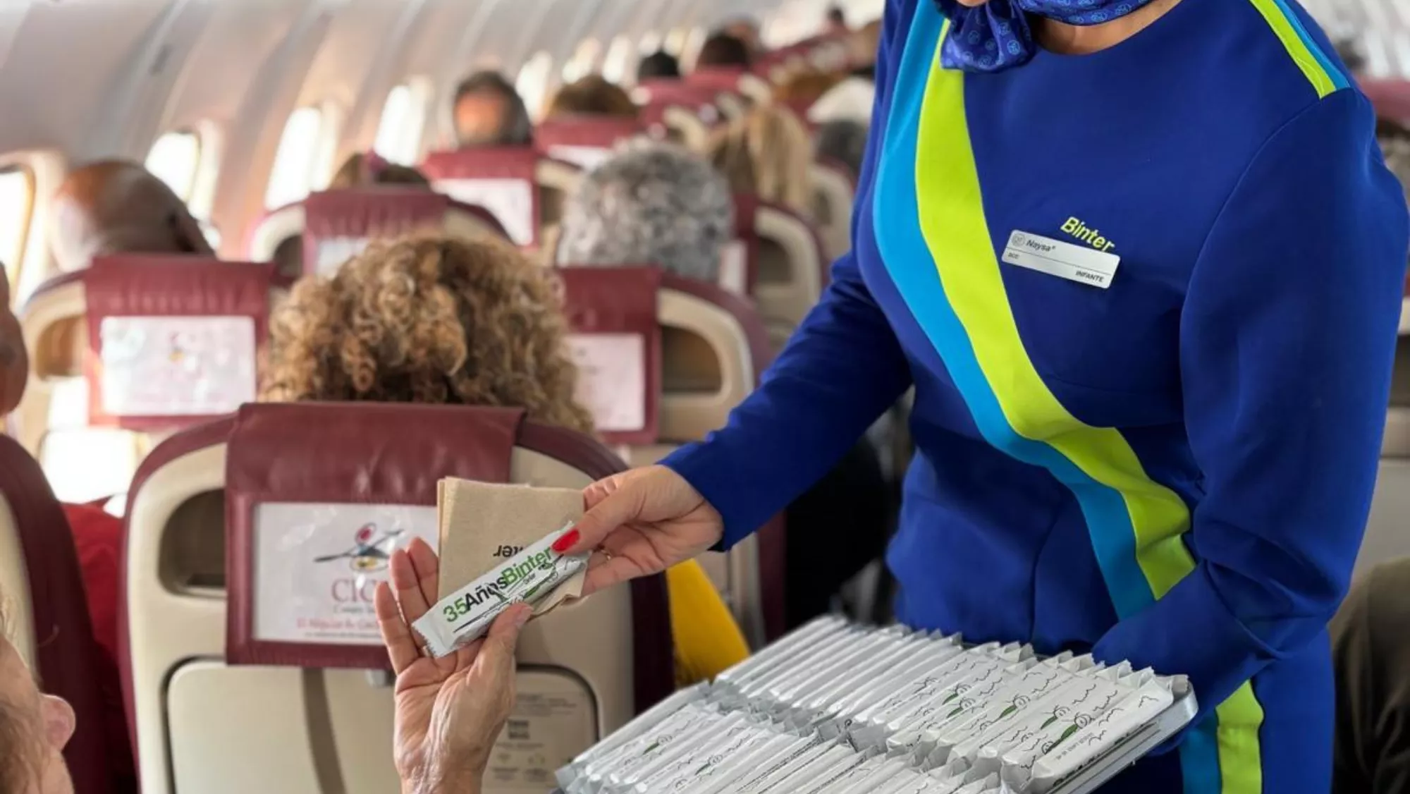 La aerolínea Binter voló por primera vez en 1989 y celebra hoy su 35 aniversario / BINTER