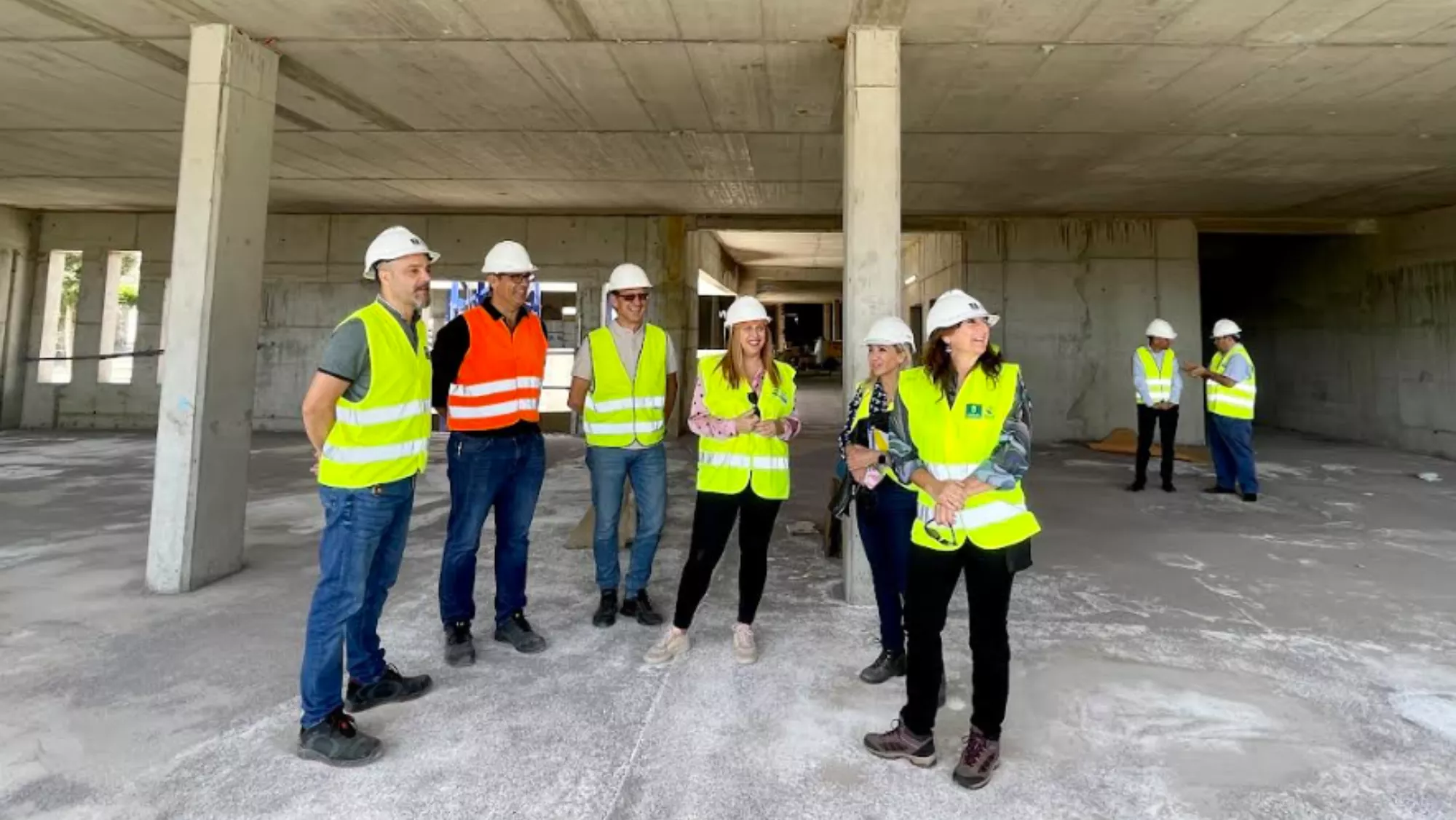 Visita de la consejera Isabel Mena a las obras de la residencia de San Francisco de Paula / CABILDO DE GRAN CANARIA Visita de la consejera Isabel Mena a las obras de la residencia de San Francisco de Paula / CABILDO DE GRAN CANARIA