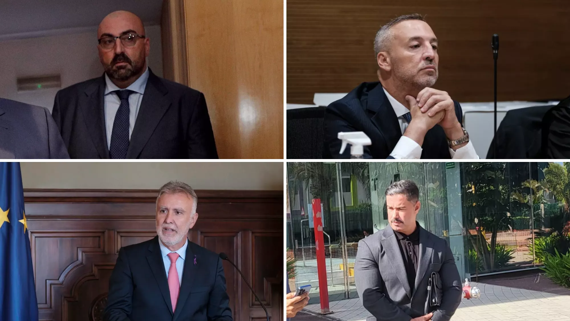 Koldo García, Miguel Ángel Ramírez, Ángel Víctor Torres y Rayco González / MONTAJE AH