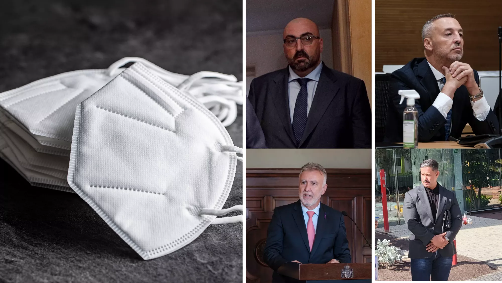 Koldo García, Miguel Ángel Ramírez, Ángel Víctor Torres y Rayco González / MONTAJE AH