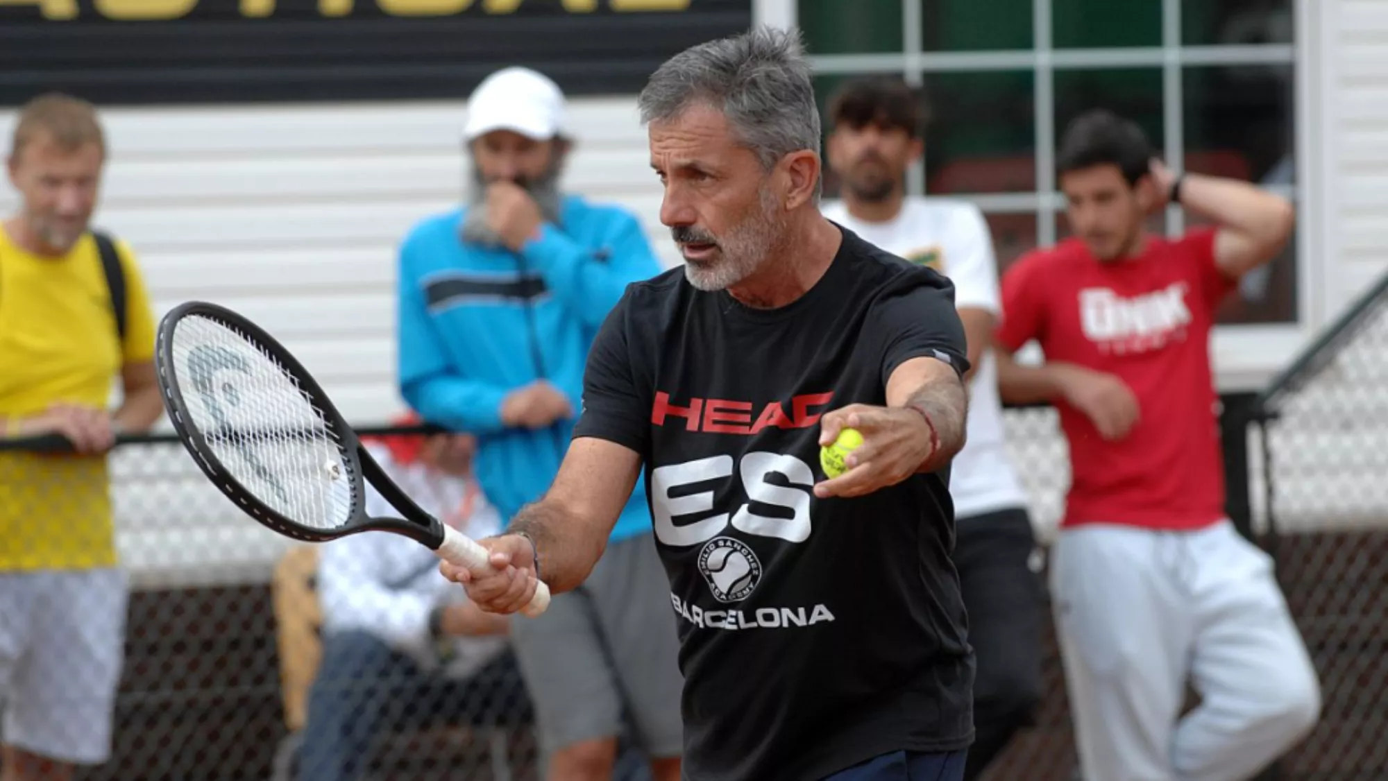 Imagen de Emilio Sánchez Vicario entrenando