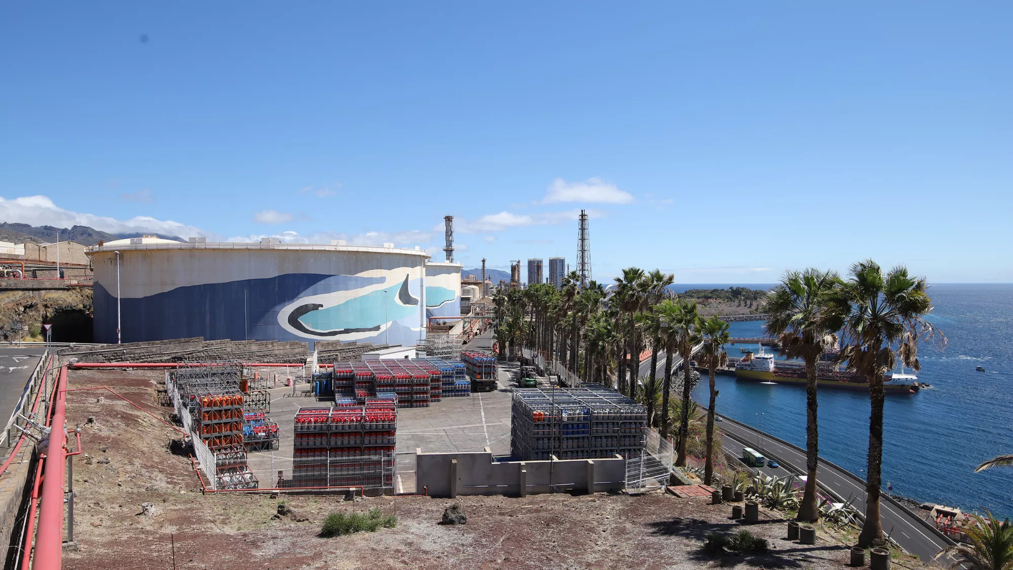Refinería de Cepsa en Santa Cruz de Tenerife (Canarias)./ ACFIPRESS
