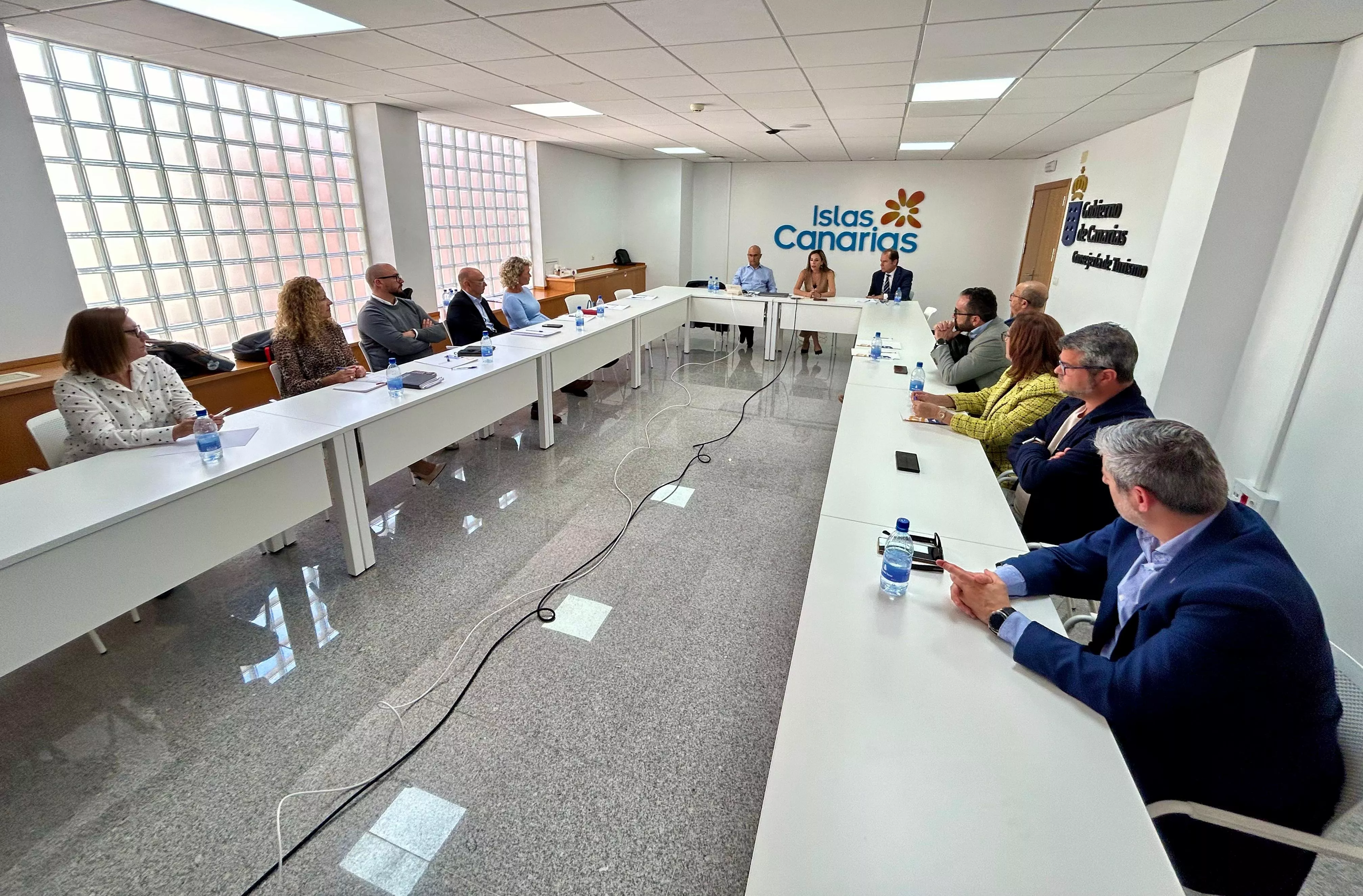 Reunión para abordar el anteproyecto de Ley de Uso Turístico de Viviendas. / GOBIERNO DE CANARIAS