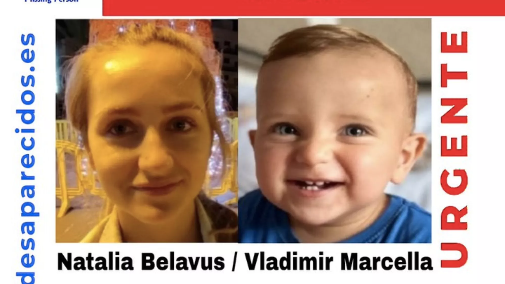La madre y el niño desaparecidos / SOS DESAPARECIDOS