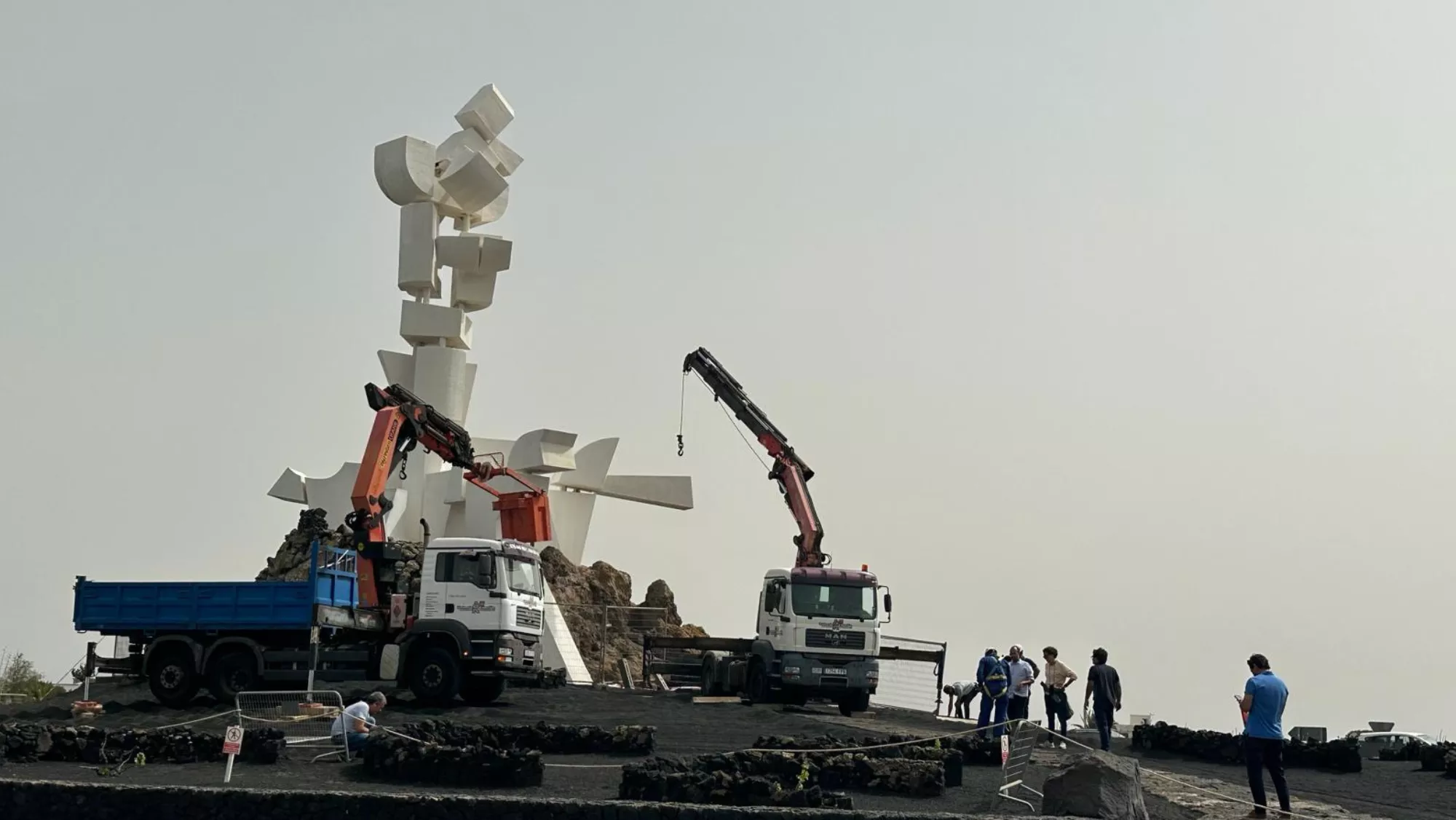 Escultura fecundidad, de César Manrique en Lanzarote / AH
