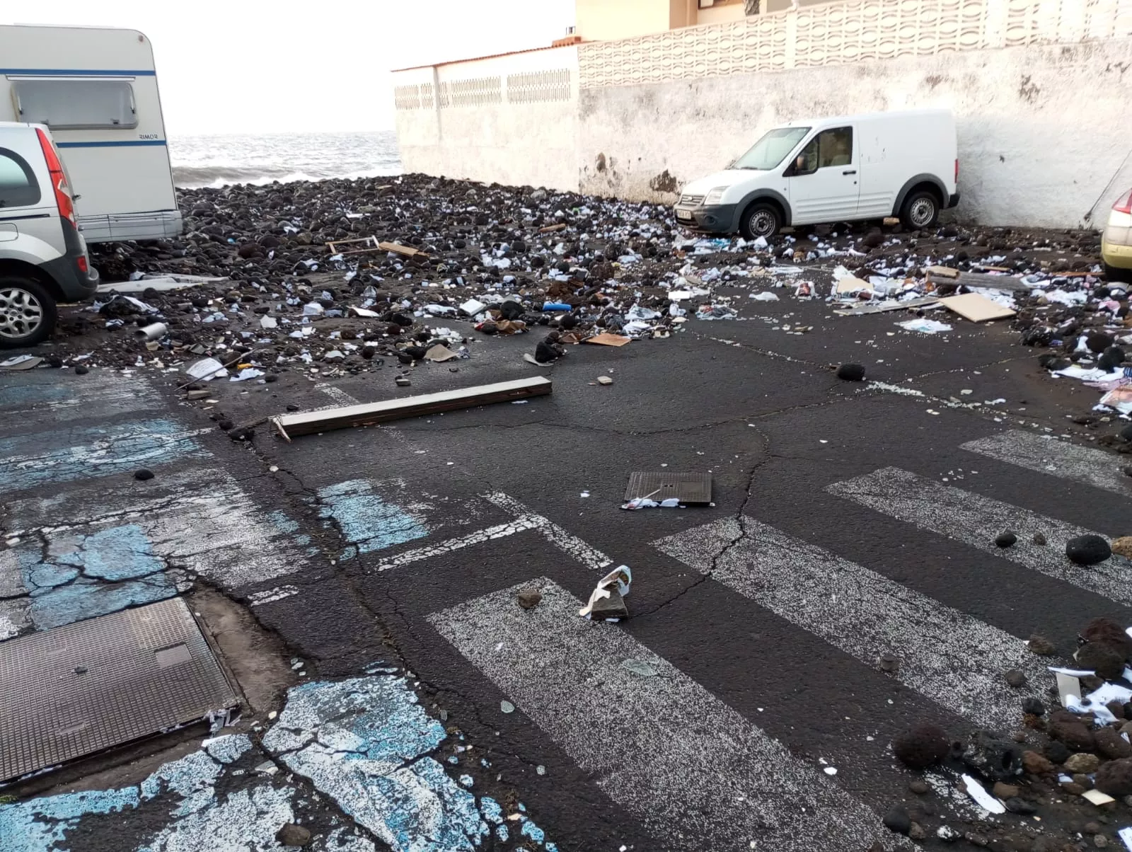 Impacto del oleaje en el municipio de Candelaria. / AYUNTAMIENTO DE CANDELARIA