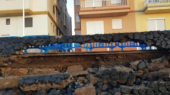 Impacto del mar en Güímar. / AYUNTAMIENTO DE GÜÍMAR 