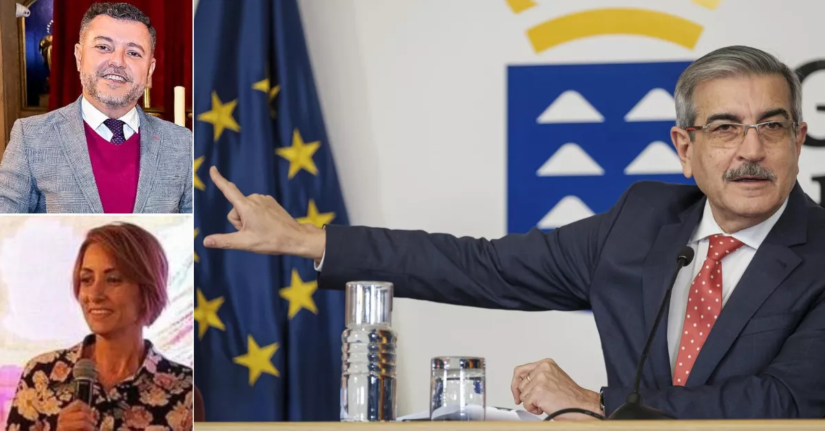 Teodoro Sosa, Onalia Bueno y Román Rodríguez, figuras clave en la actualidad del municipalismo y nacionalismo canario. / AH