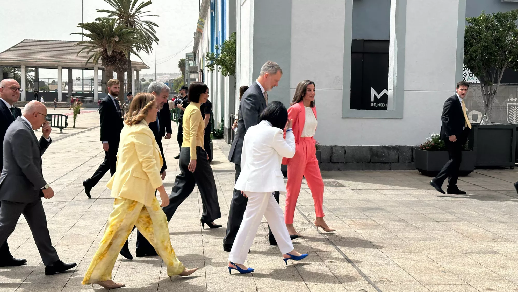 Felipe VI y Letizia Ortiz llegan al parque Santa Catalina  ATLÁNTICO HOY   MARCOS MORENO