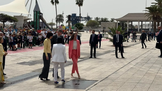 Felipe VI y Letizia Ortiz llega al parque Santa Catalina / ATLÁNTICO HOY - MARCOS MORENO