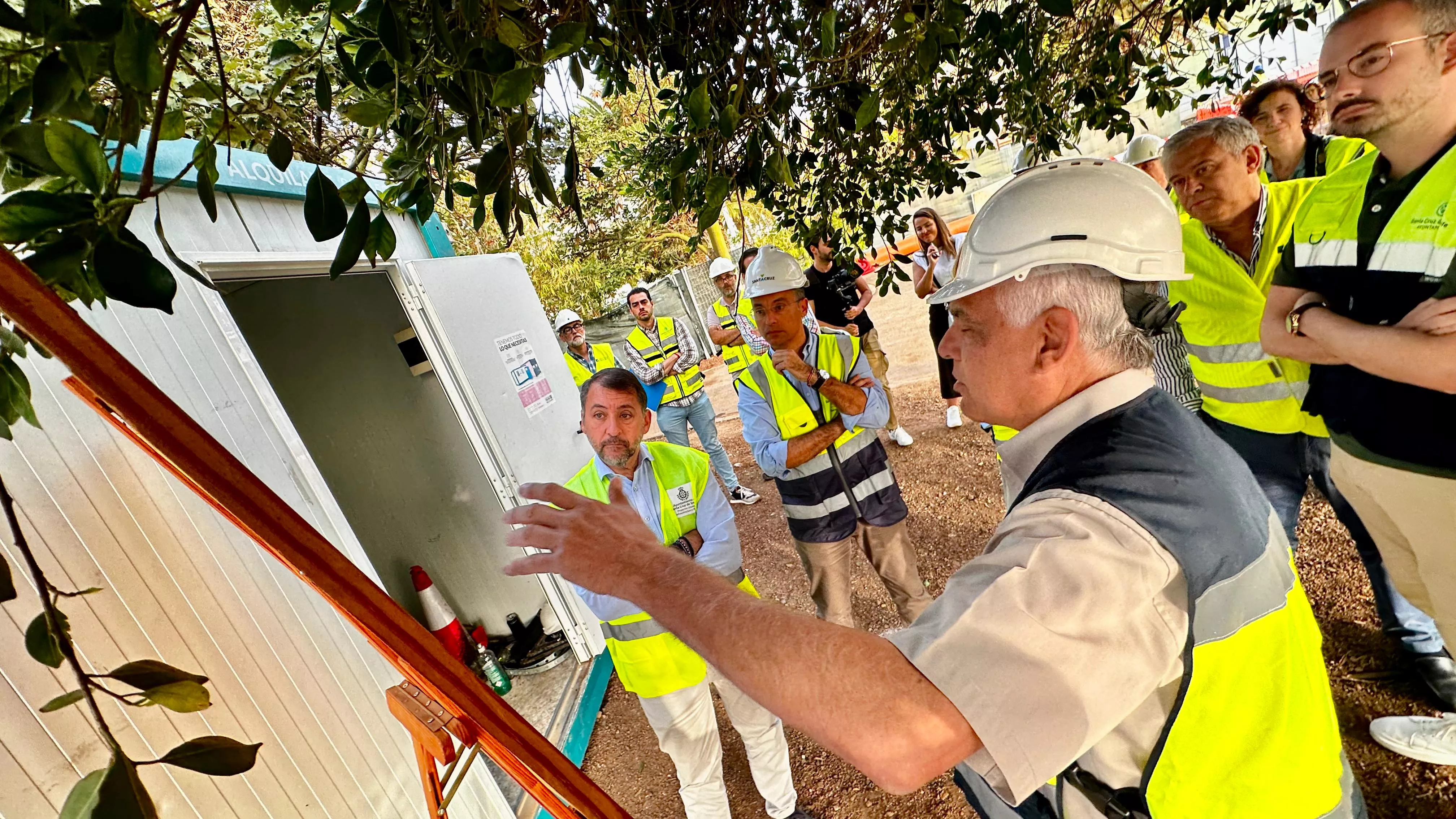 Obras del Plan Vertido Cero de Santa Cruz./ 