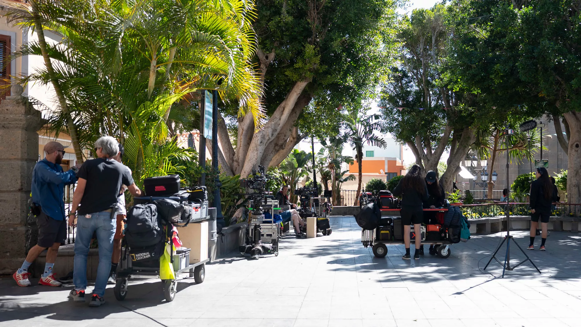 Rodajes en Canarias: Alemania, el país que más elige las islas; el Teide, la ubicación favorita. En la imagen, filmación en Gran Canaria. / SPEGC