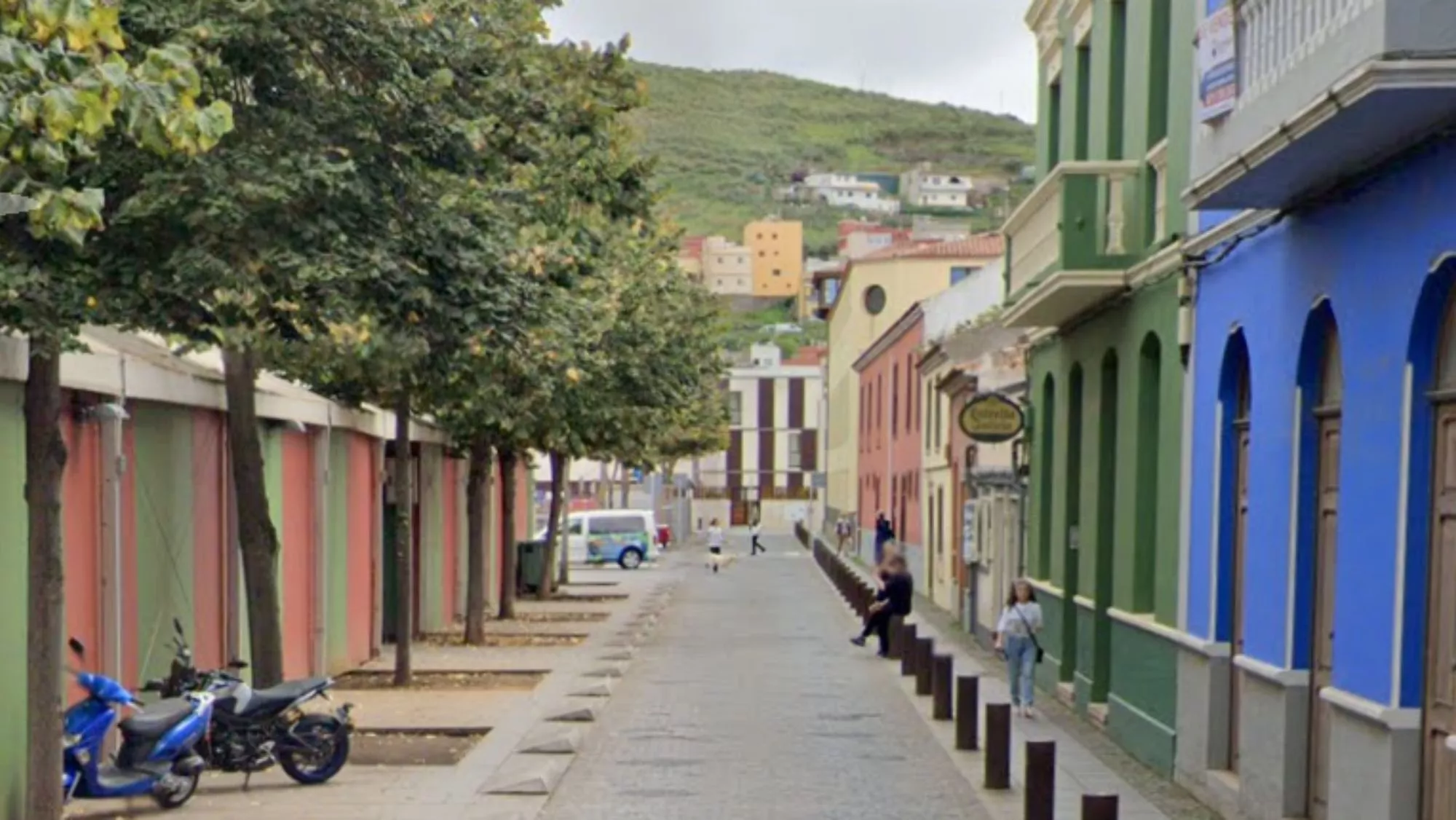Calle paralela a la plaza del Cristo que une Nava y Grimón con Tabares de Cala / GOOGLE MAPS