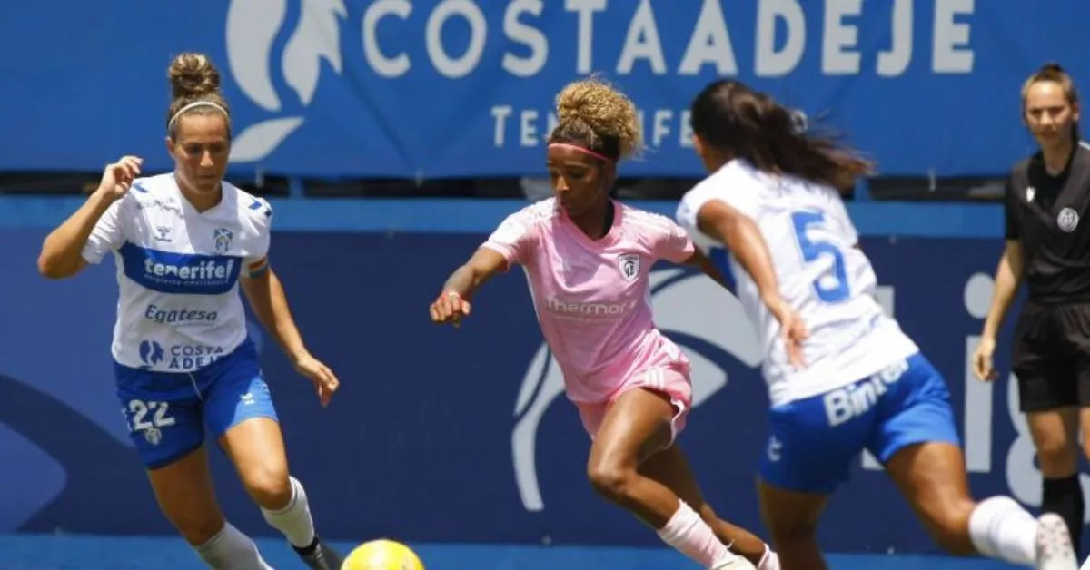 La UD Costa Adeje Tenerife igualó por 2-2 ante el Madrid CFF en un partido donde Patri Gavira y Koko marcaron los tantos locales./ LIGA F.