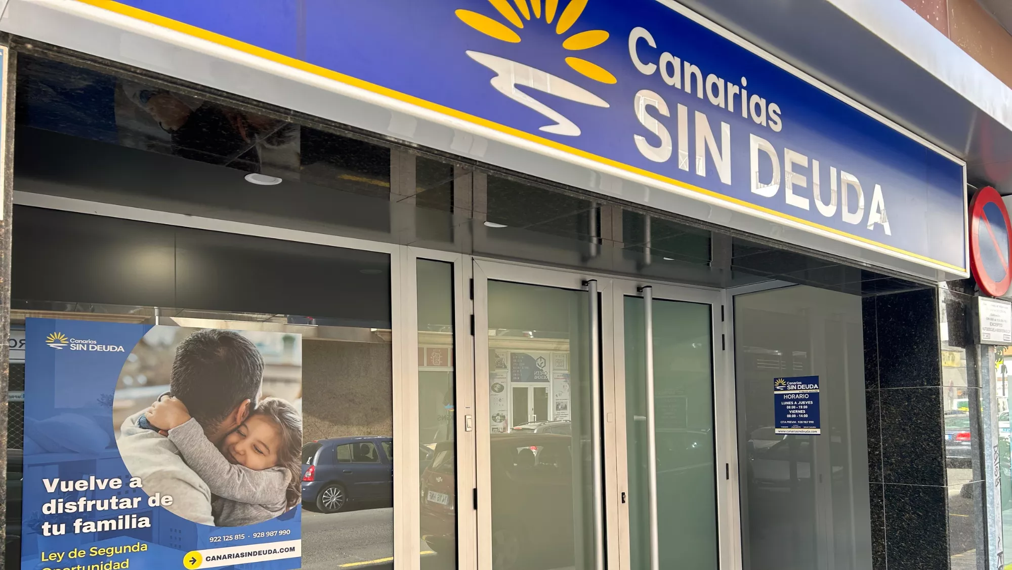 Oficina de Canarias Sin Deuda en Arrecife (Lanzarote)./ CANARIAS SIN DEUDA