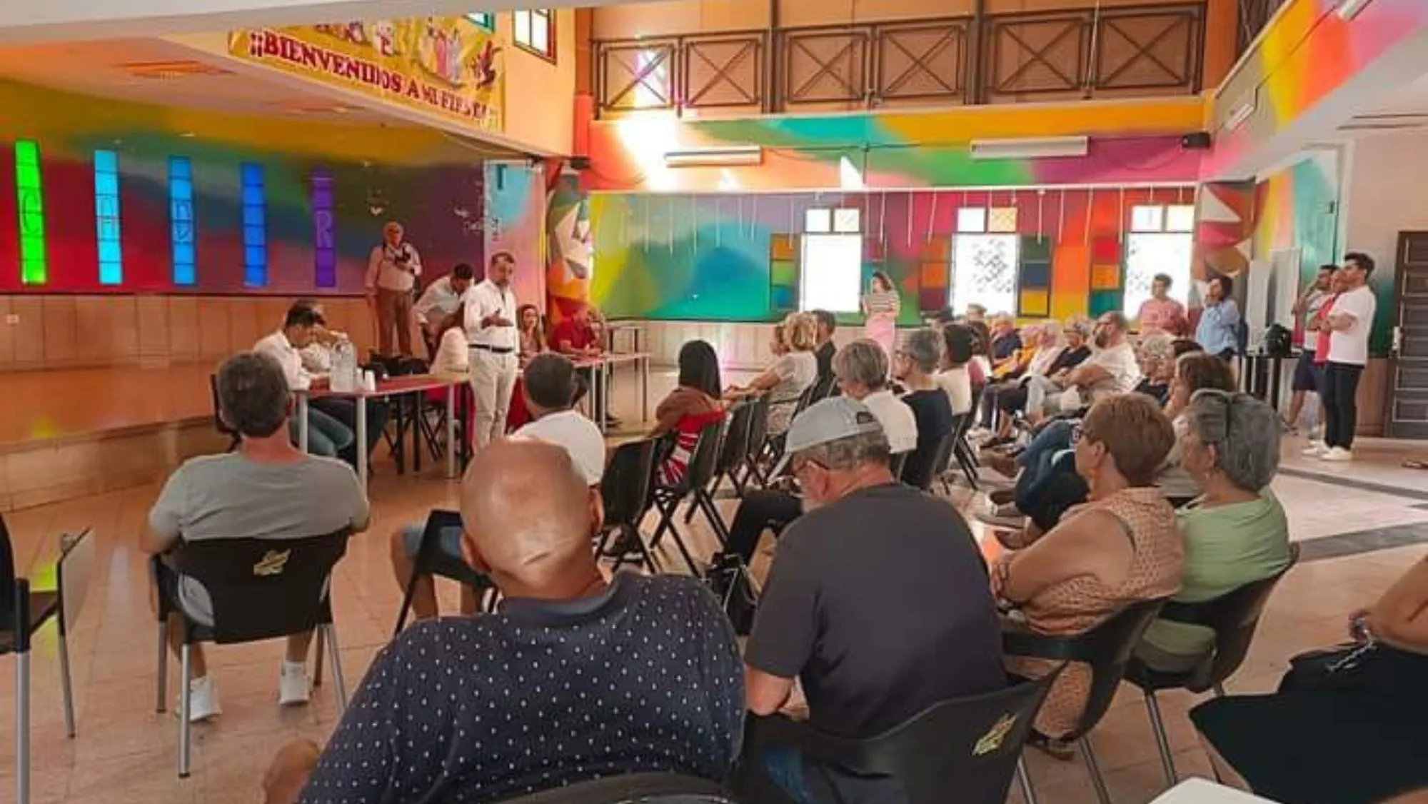 Reunión entre vecinos de la Ladera de San Andrés y el alcalde José Manuel Bermúdez / CEDIDA