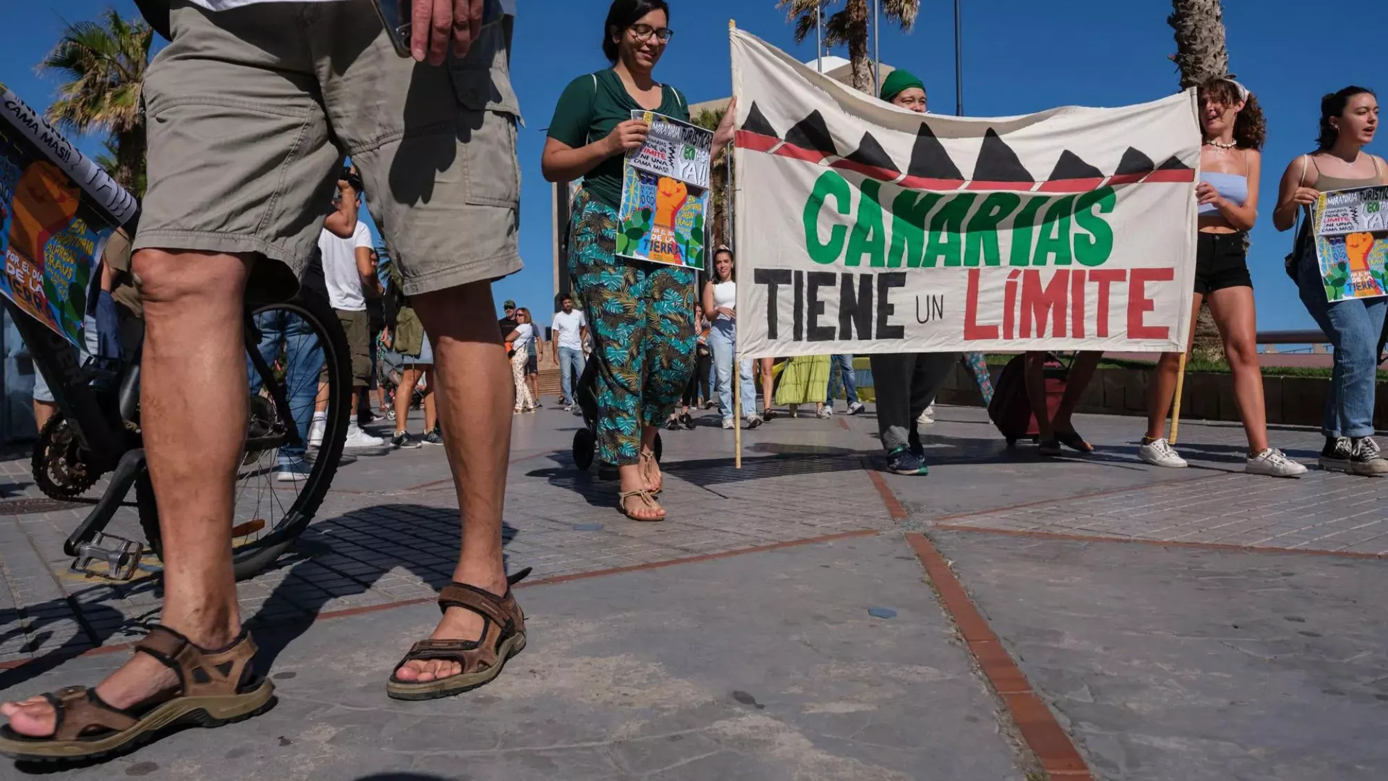 La Federación Sindical Canaria apoya las manifestaciones contra el modelo turístico / EFE