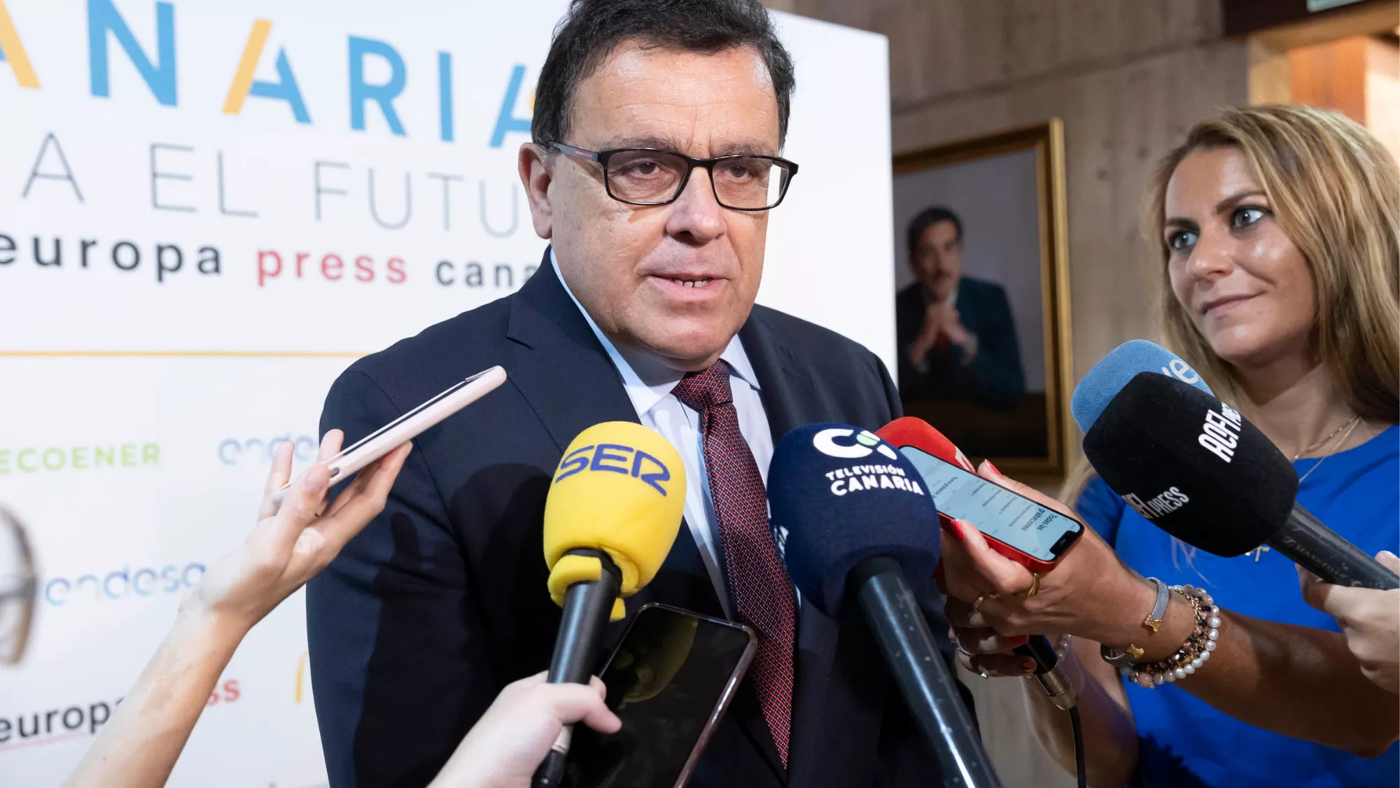 El consejero de Política Territorial, Cohesión Territorial y Agua del Gobierno de Canarias, Manuel Miranda / EFE - MIGUEL BARRETO