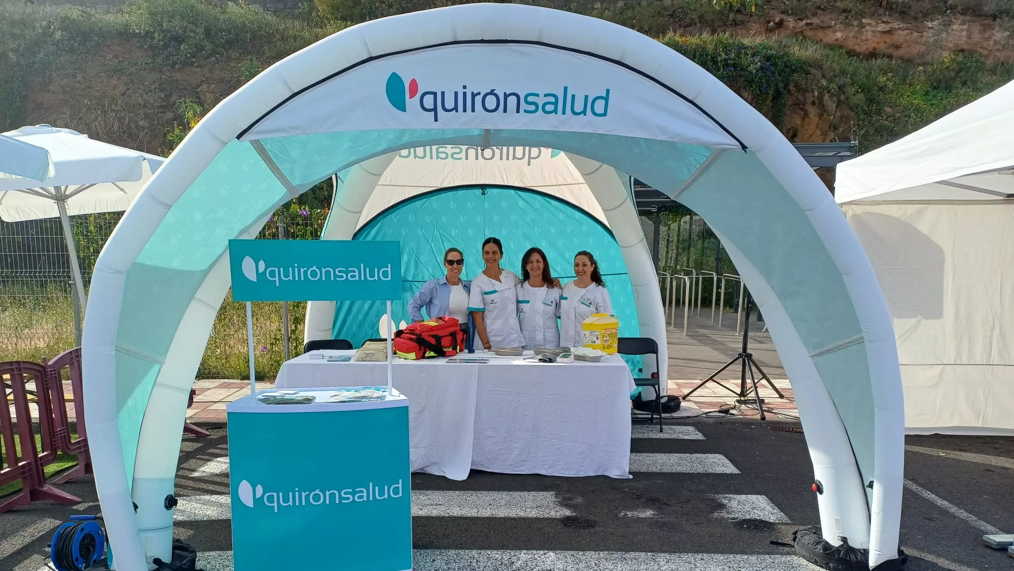 Carpa de Quirónsalud./ QUIRÓNSALUD