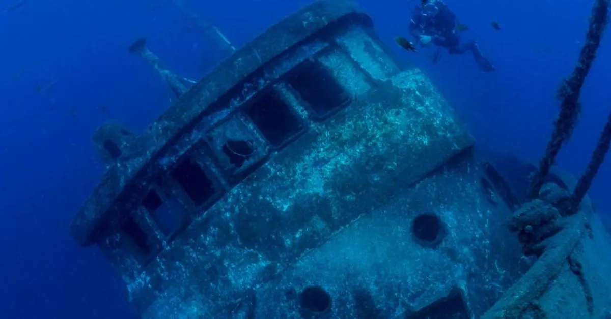 El pecio hundido frente a la costa de Tabaiba es uno de los puntos más buscados por los buceadores en Tenerife./ ISLAS CANARIAS.