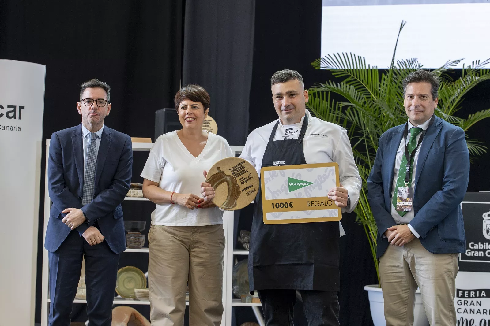 Hacomar Arencibia, vencedor del Concurso Regional de Cocina./ CEDIDA