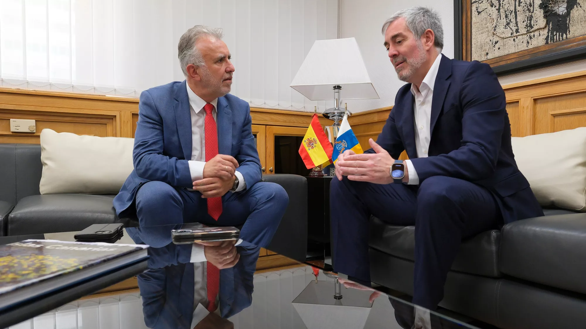 Ángel Víctor Torres y Fernando Clavijo / EFE - ÁNGEL MEDINA G.